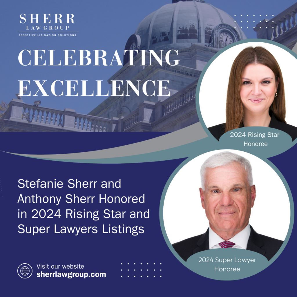 Stefanie Sherr and Anthony Sherr Honored in 2024 Rising Star and Super Lawyers Listings